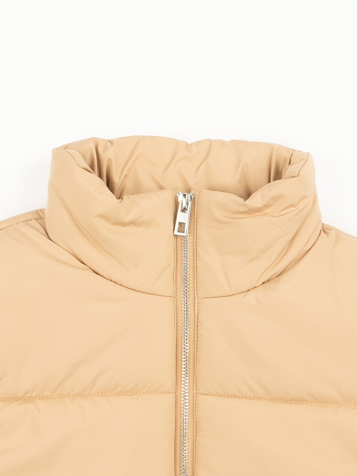 Solid Zip Up Vest Jacket for Fall & Winter