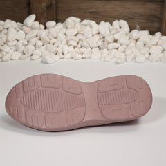 Women's Knit Platform Sneakers Breathable Lace Up Shoes