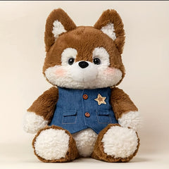 Husky Plush Toy Dog Doll for Dress up Decoration