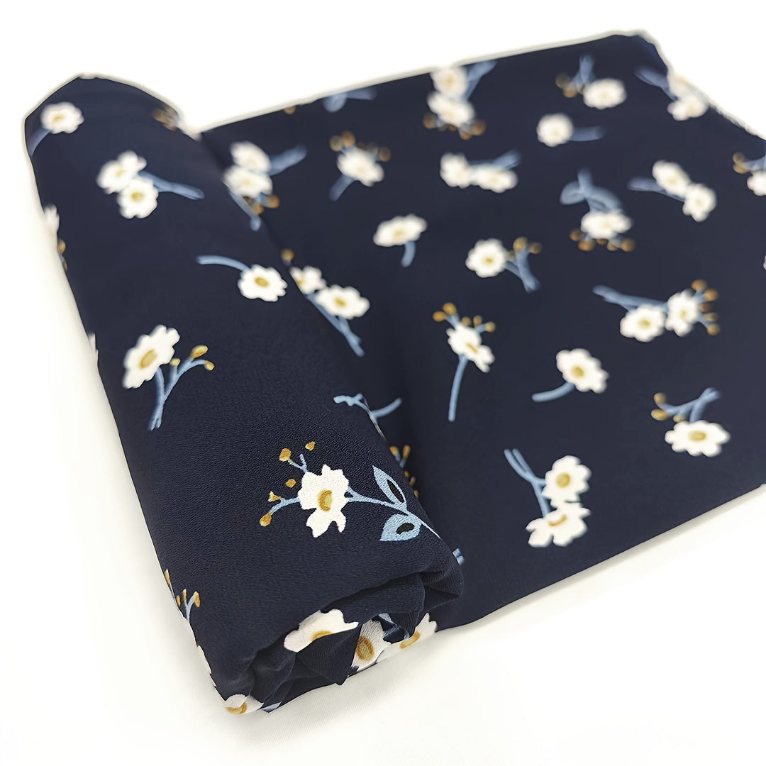 1yd Comfortable Breathable Chiffon Fabric for DIY Clothing Pants Dress