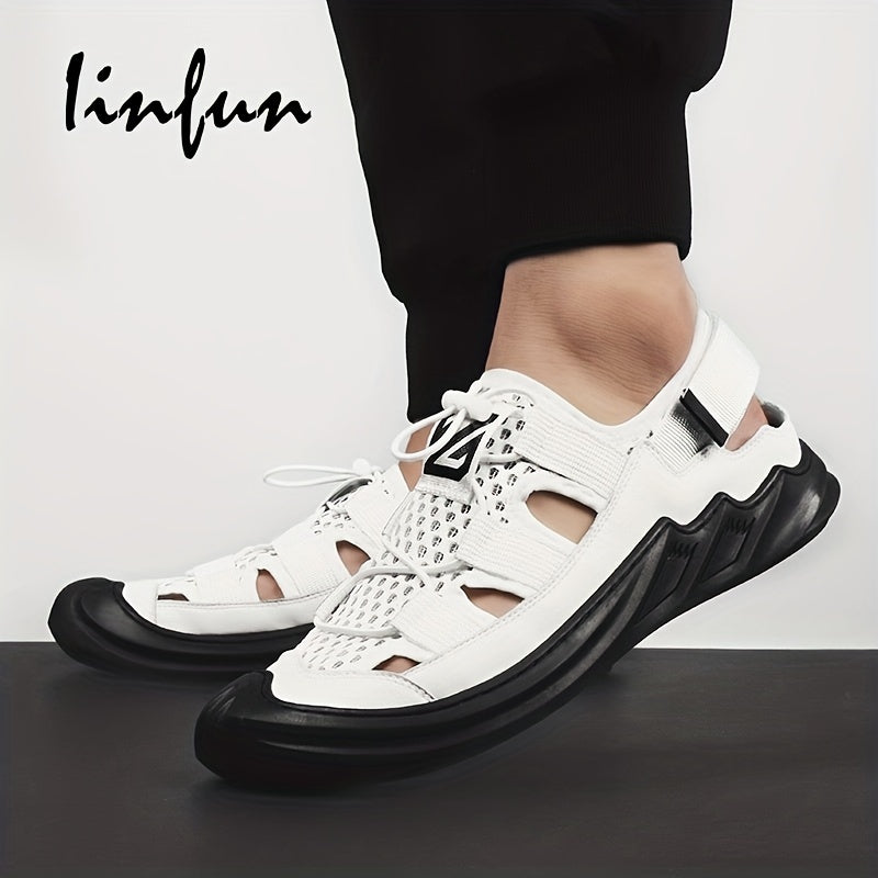 Men's Durable Closed Toe Hiking Sandals