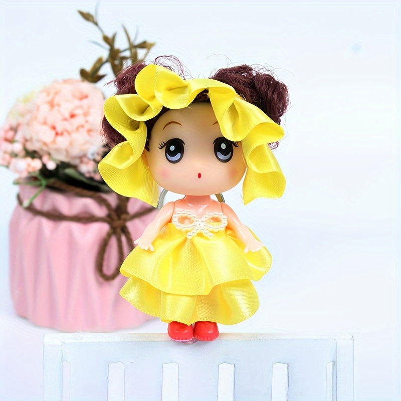 Confused Doll Enamel Doll Toy Keychain Gift