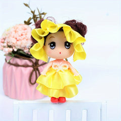 Confused Doll Enamel Doll Toy Keychain Gift