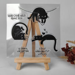 Cat Metal Cutting Dies for Greeting Card Scrapbooking Craft