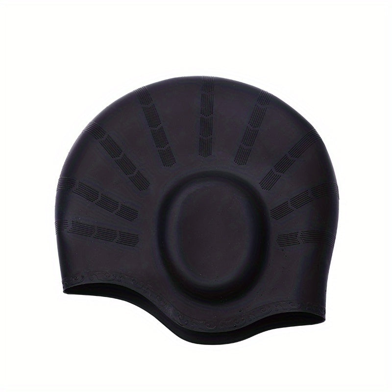 Silicone Swimming Cap for Men and Women - Perfect Fit and Hair Protection