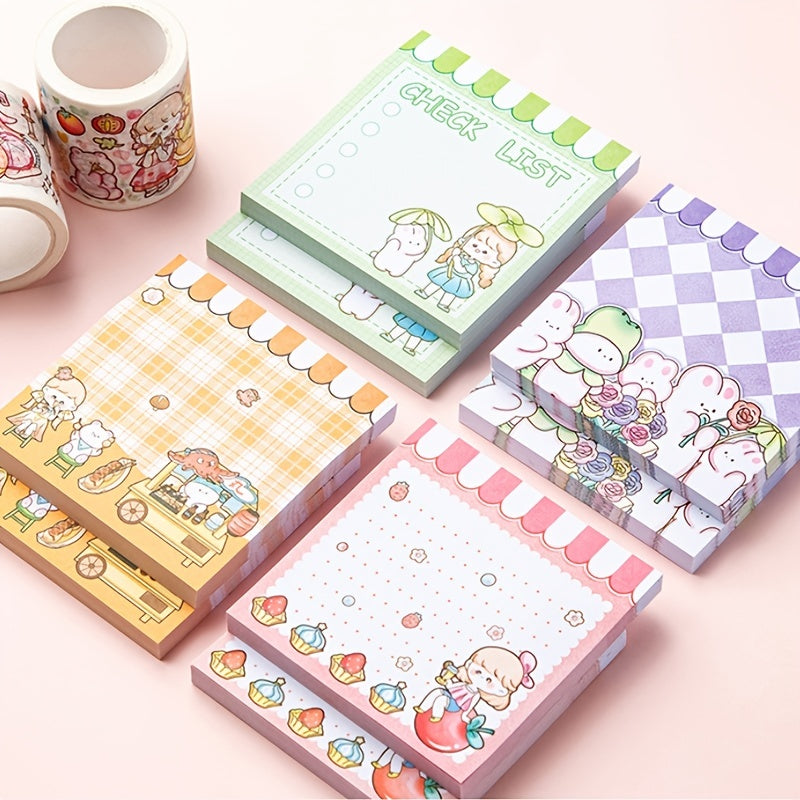 Student Cartoon Adhesive Sticky Notes for Planner