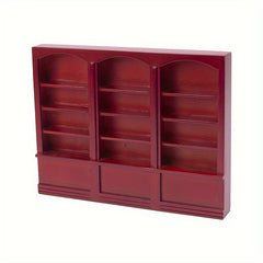 Dollhouse Triple Cabinet Book Shelf Halloween Chrismas Gift