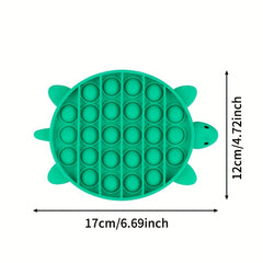 Green Turtle Bubble Relax Puzzle Toy Finger Toys Pop Fidgets for Adults and Kids