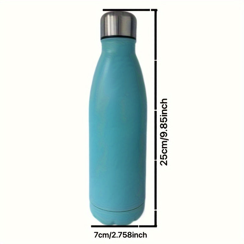 760ml Leakproof Stainless Steel Water Bottle - Shatterproof Narrow Mouth Cup