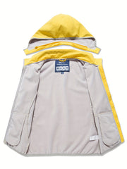 Girl's Soft Shell Hooded Jacket for Outdoor Adventures