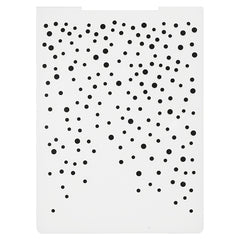 1pc Round Dot Wall Brick Plastic Concave convex Embossing Machine Template