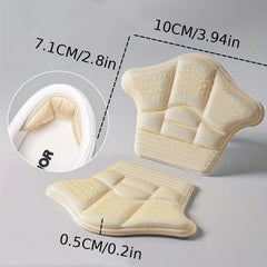 Heel Sticker Anti-drop Insole Half Size Pad for Big Shoes