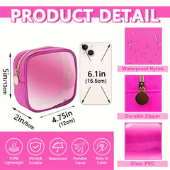 Compact Travel Makeup Organizer Bag for Women