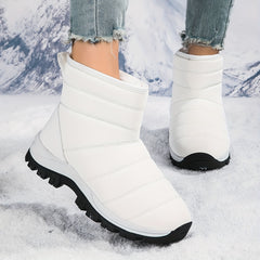Women's Waterproof Snow Boots Comfortable Winter Warm Hiking Boots