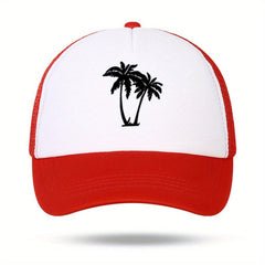Coconut Tree Print Men's Sun Hat Outdoor Baseball Cap