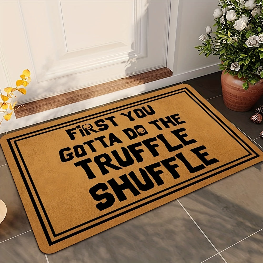 Funny Welcome Doormat Low Pile Indoor Outdoor Entrance Mat