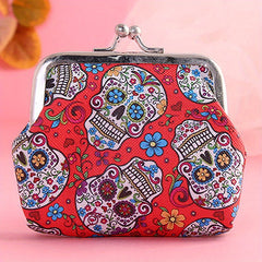 Skull Coin Purse Bag Wallet Key Bag Birthday Gift Hasp Money Bags