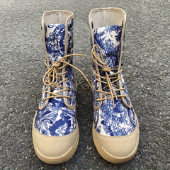 Men's Graffiti Style High Top Boots