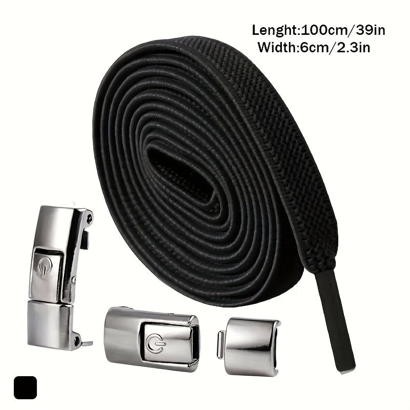 2pcs No Screws Required Elastic Laces for Sneakers