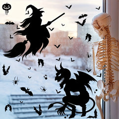 Halloween Window Cling Sticker Spooky Monster Decal