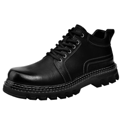 Men's Lace up Ankle Boots Casual Walking Shoes