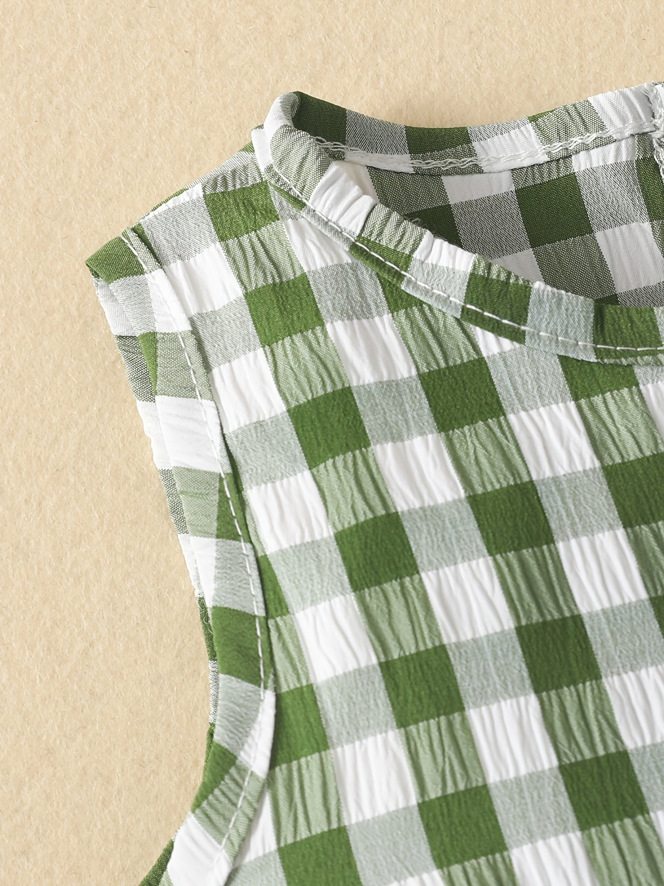 Baby Girls Ruffle Sleeveless Shirt & Bowknot Skirt St Patrick's