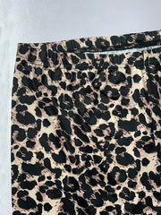 Leopard Print High Rise Plus Size Leggings
