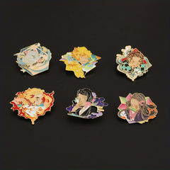 Anime Cartoon Character Metal Enamel Brooch For Girls