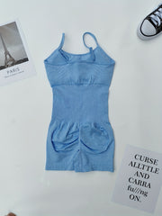 Stretchy Butt Lifting Yoga Rompers Tummy Control JumpSuits