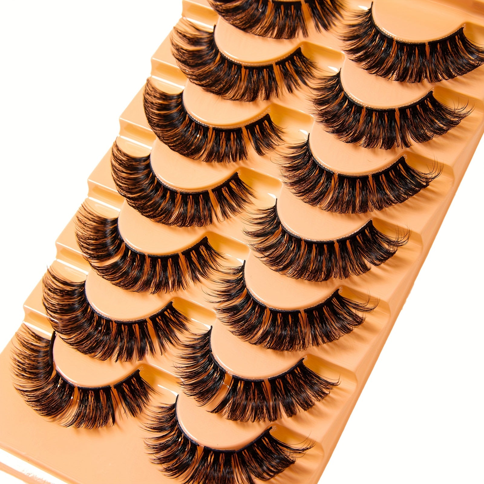 56 Pcs 5D Fluffy Faux Mink Lash Clusters 18mm Extensions
