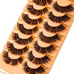 56 Pcs 5D Fluffy Faux Mink Lash Clusters 18mm Extensions