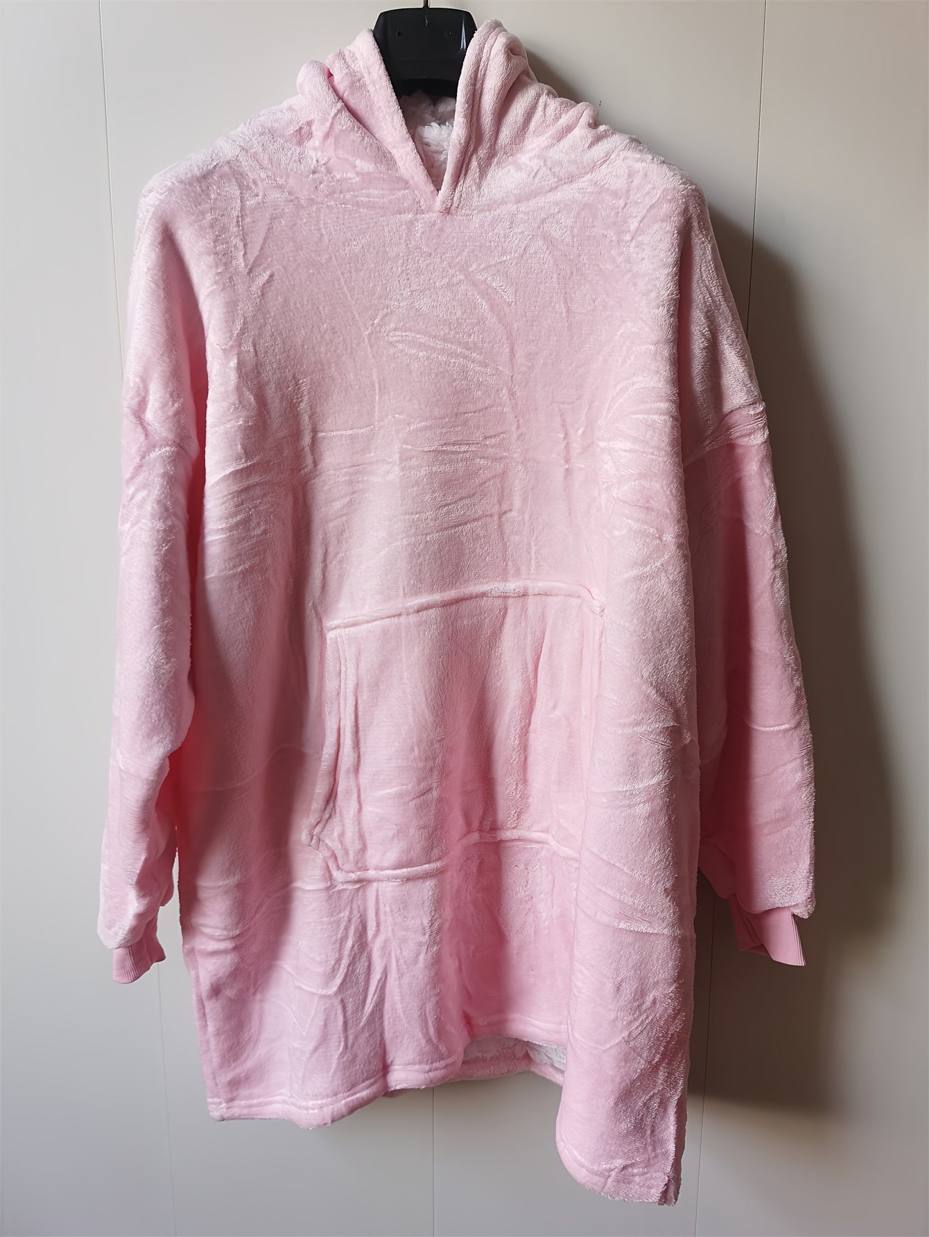 Fleece Cozy Warm Hooded Nightgown with Pockets