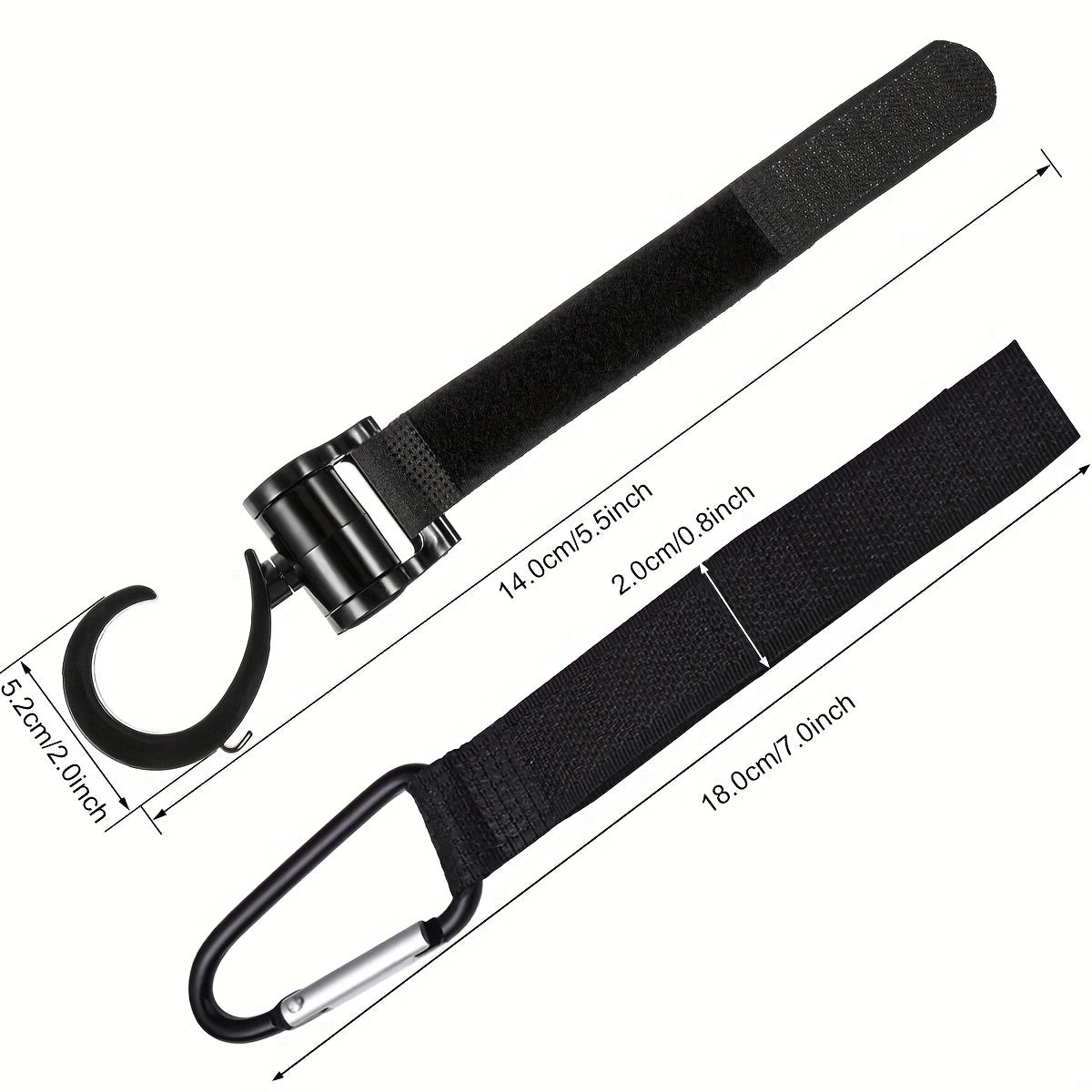 Stroller Hook LATTCURE Baby Stroller Clip Hook for Shopping Bags Toy