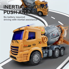 Car Crane Model Vehicle Pull Back Toy Car Kids Gift