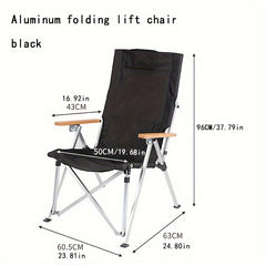 Portable Folding Recliner Chair for Camping Beach Fishing