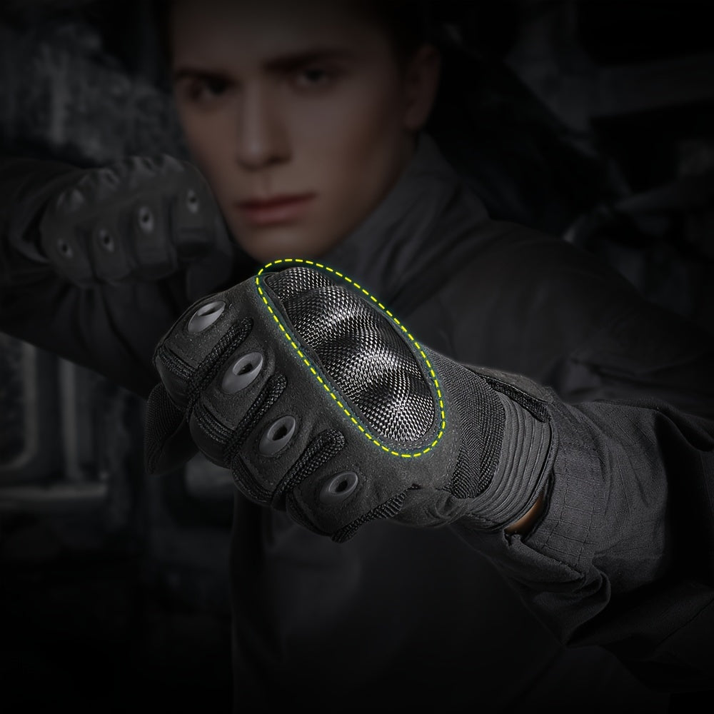 Touchscreen Gloves with Palm Pads for Motorcycle Cycling Training