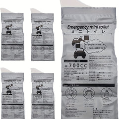 4pcs Unisex Disposable Portable Mini Toilet