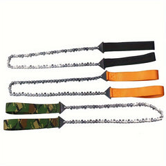 Portable 11-Tooth Steel Hand Chain Saw 24 inch Garden Pruning Tool
