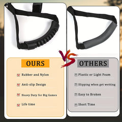 Reflective Deer Drag Rope Non-slip Rubber Strap Adjustable Length