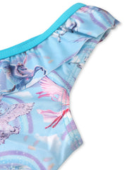 Toddler Girls Unicorn Graphic One Piece Swimsuit