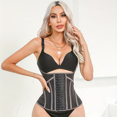 Latex Waist Training Belt Corset Girdle U Shaped Breathable