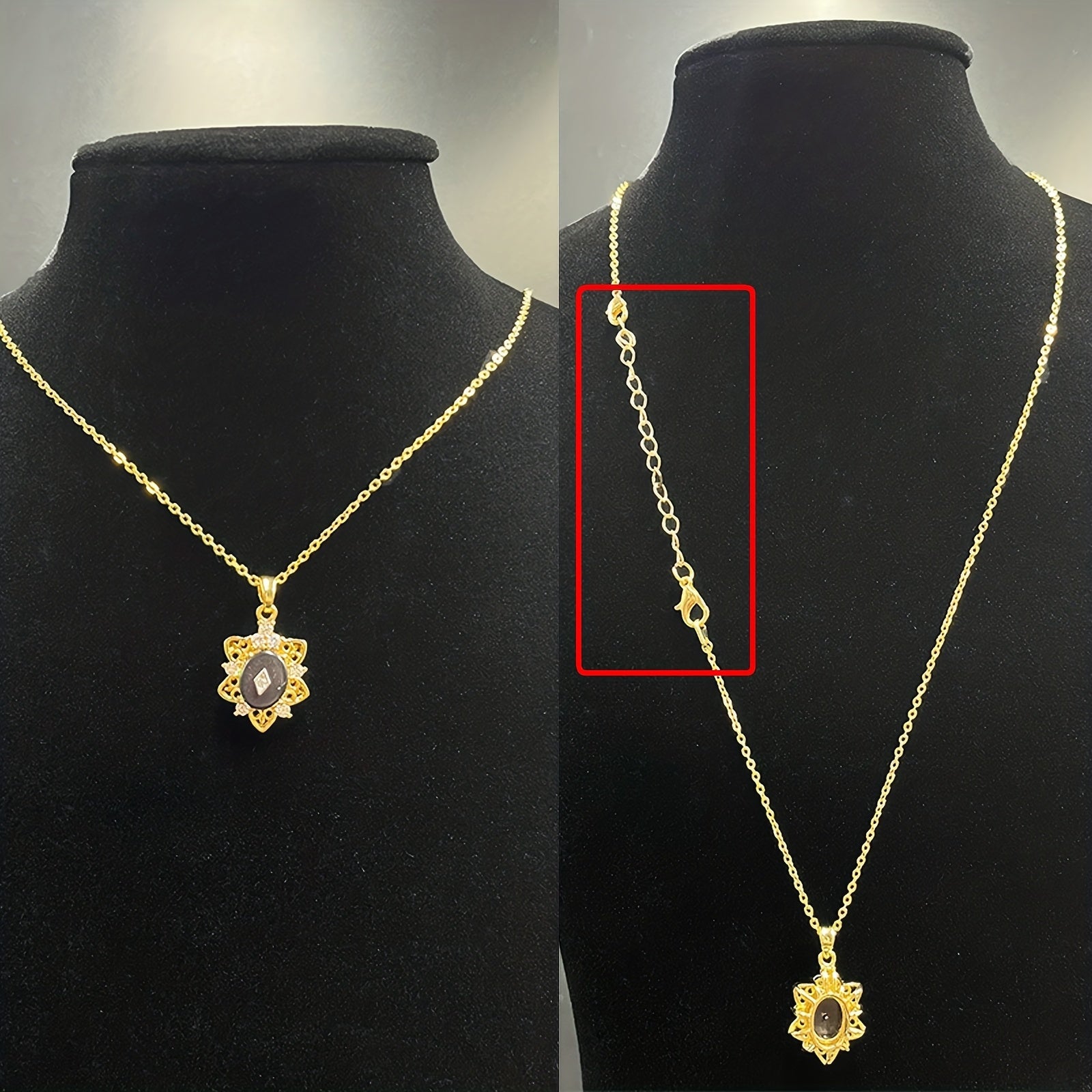 5pcs Chain Necklace Extender Chains Set
