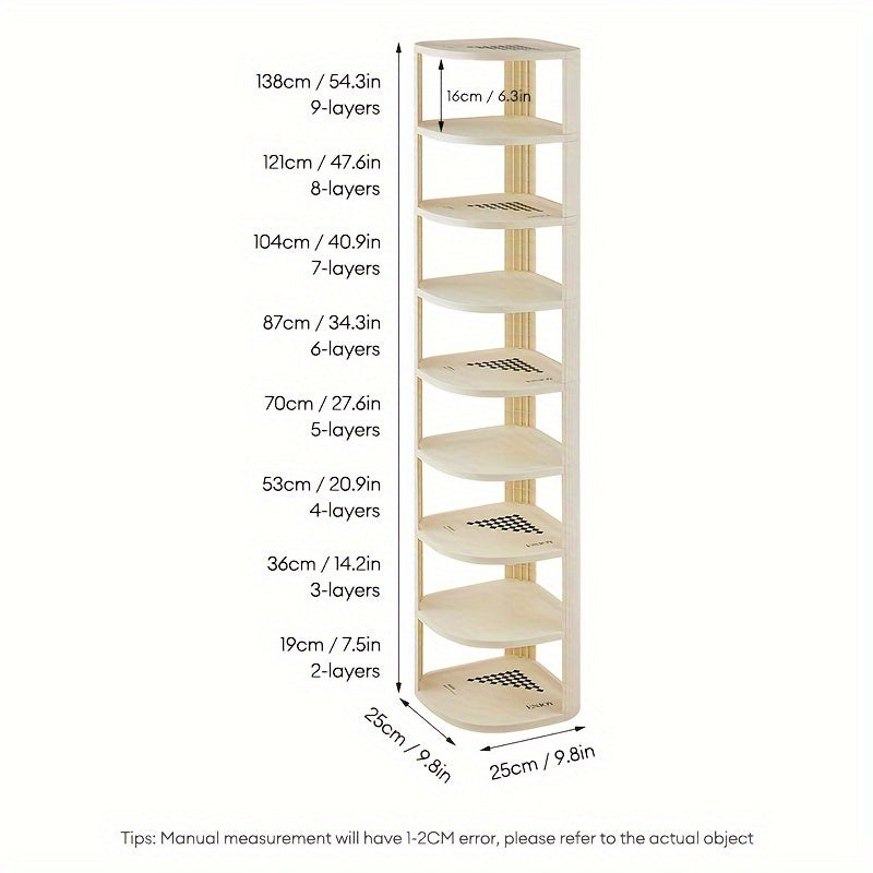 Narrow Shoe Rack Household Doorway Storage Dorm Room Organizer