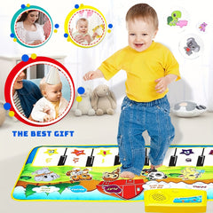 Musical Keyboard Floor Playmat Toy for Kids - Early Educational Musical Toy