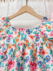 Toddler Girls Casual Dress Pencil Bohemian Draped