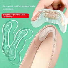 2Pcs Silicone Heel Protector Stickers Anti Wear Shoe Heel Pads