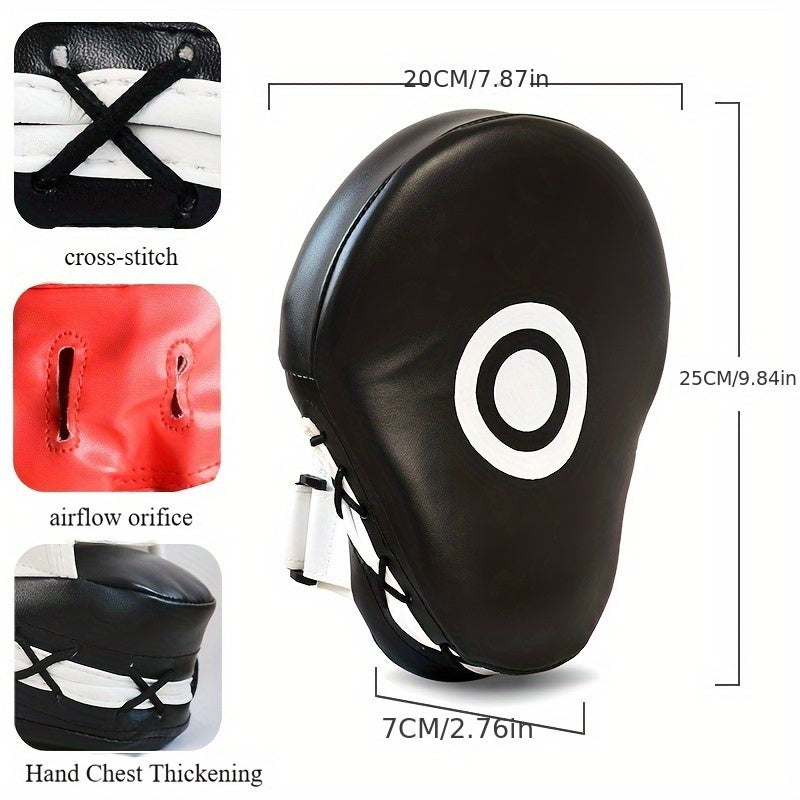 PU Leather Arc Hand Target for Taekwondo Punching Training