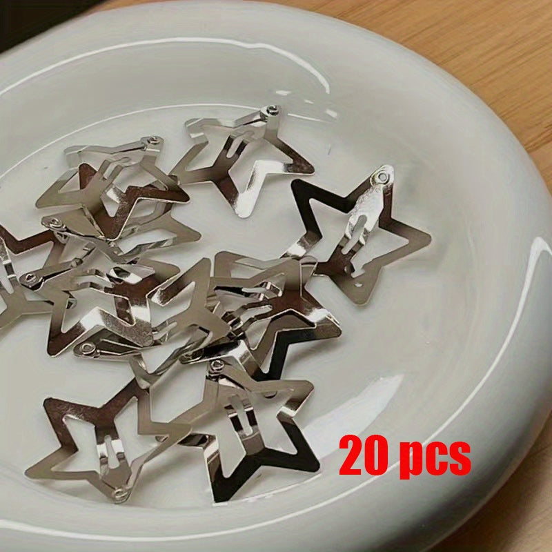 Star Pattern Hair Clips for Women, Princess Decorative Accessories