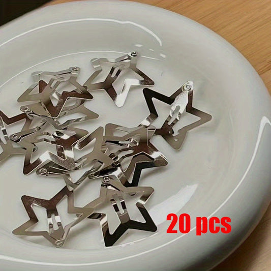 Star Pattern Hair Clips for Women, Princess Decorative Accessories