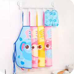 Cartoon Apron Housework Bib Painting Waterproof Sleeveless Blouse